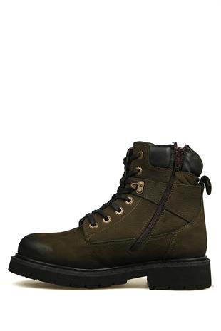 Hammer Jack Hakiki Deri Haki Nubuk Outdoor Kadın Bot 