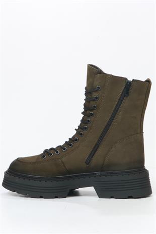 Hammer Jack Loberia Hakiki Deri Haki Kadın Bot