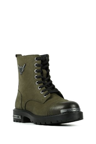 Hammer Jack Haki Nubuk Kadın Bot