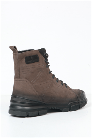 Hammer Jack Bonn Hakiki Deri Gri Torje Outdoor Kadın Bot