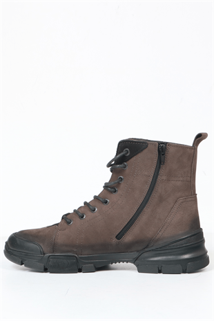 Hammer Jack Bonn Hakiki Deri Gri Torje Outdoor Kadın Bot