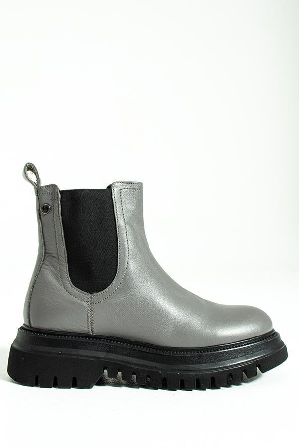 Hammer Jack Diana Hakiki Deri Gri Nice Outdoor Kadın Bot 