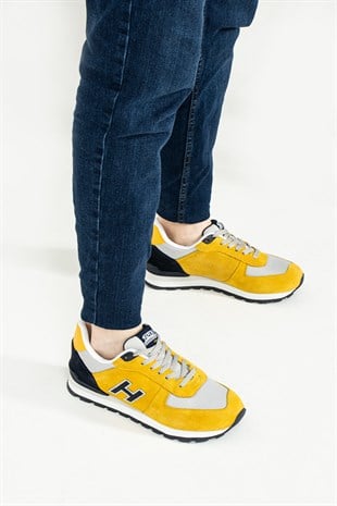 Hammer Jack Peru Hakiki Deri Hardal-Laci Erkek Spor Ayakkabı 
