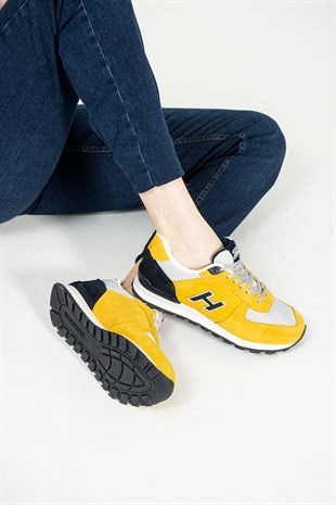 Hammer Jack Peru Hakiki Deri Hardal-Laci Erkek Spor Ayakkabı 