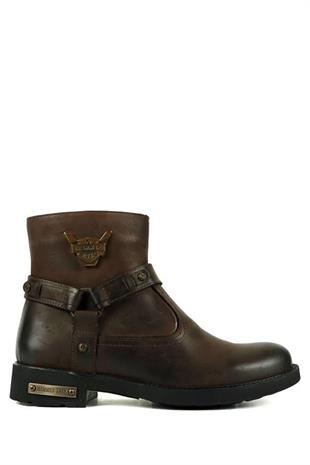 Hammer Jack Hakiki Deri Kahve Crazy Outdoor Erkek Bot 