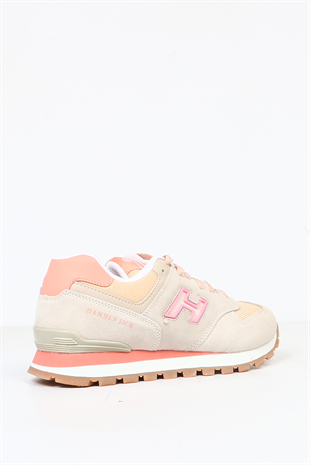 Hammer Jack Chile Hakiki Deri Lamb-Coral Kadın Spor Ayakkabı 