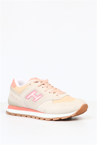 Hammer Jack Chile Hakiki Deri Lamb-Coral Kadın Spor Ayakkabı 