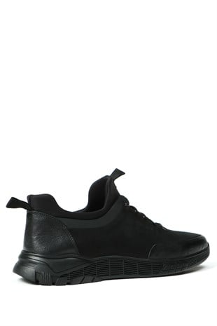 Hammer Jack Lazne Hakiki Deri Siyah Torje Erkek Günlük Ayakkabı 