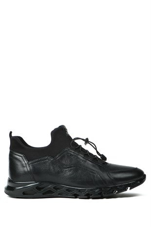 Hammer Jack Hakiki Deri Siyah Erkek Ayakkabı 