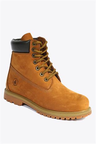 Hammer Jack Hakiki Deri Tarçın Nubuk Unisex Bot