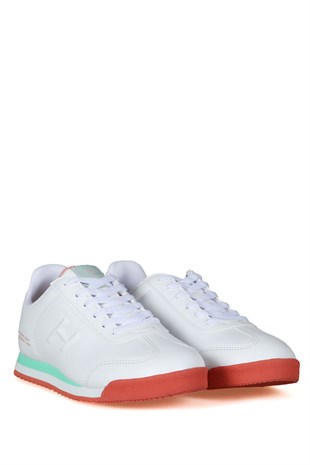 Hammer Jack Pico Beyaz Somon Kadın Spor Ayakkabı