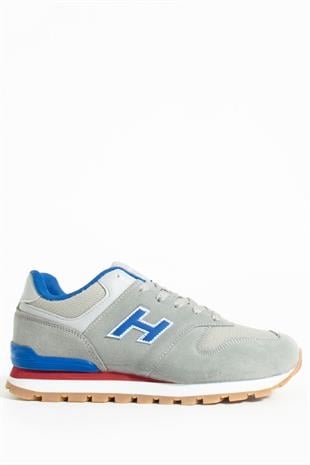 Hammer Jack  Kolombiya Hakiki Deri Gri Sax Kadın Spor Ayakkabı 
