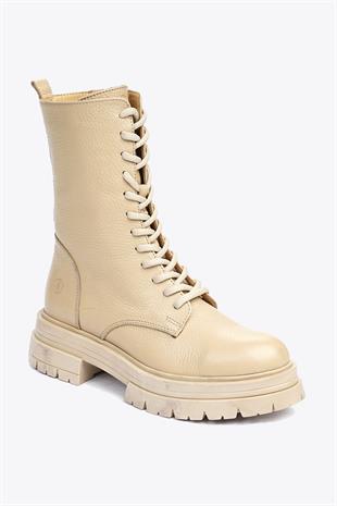 Hammer Jack Minas Hakiki Deri Bisküvi Flooter Kadın Bot 