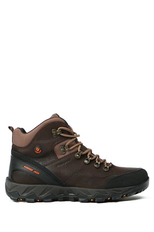 Hammer Jack Hakiki Deri Kahve Yıkama Nubuk Outdoor Erkek Bot 