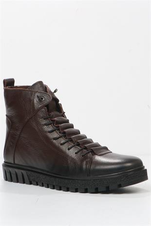 Hammer Jack Hakiki Deri Kahverengi Outdoor Erkek Bot 