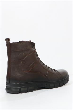 Hammer Jack Mortal Hakiki Deri Kahverengi Outdoor Erkek Bot