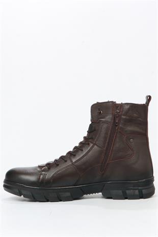 Hammer Jack Mortal Hakiki Deri Kahverengi Outdoor Erkek Bot