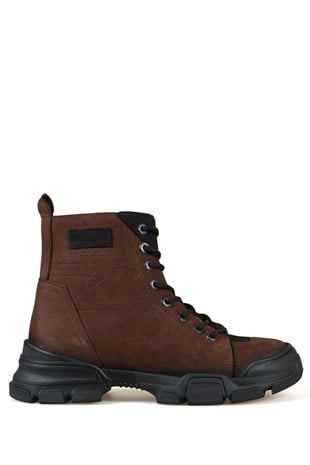 Hammer Jack Bonn Hakiki Deri Kahverengi Outdoor Kadın Bot 