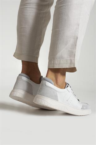 Hammer Jack Kovrov Hakiki Deri Beyaz Erkek Spor Ayakkabı 