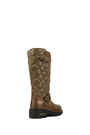 Hammer Jack Garson Hakiki Deri Kum Kadın Çizme 