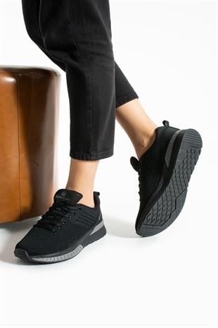 Hammer Jack Manaus Siyah Kadın Spor Ayakkabı 