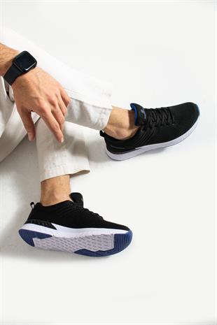 Hammer Jack Manaus Siyah Saks Mavi Erkek Spor Ayakkabı 