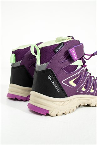 Hammer Jack Celos Su Geçirmez Mor Su Geçirmez Outdoor Çocuk Bot 