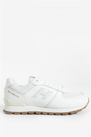 Hammer Jack Peru Hakiki Deri Beyaz Krep Erkek Spor Ayakkabı 