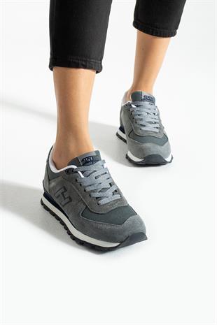 Hammer Jack Peru Gri Kadın Spor Ayakkabı