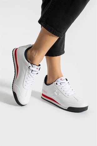 Hammer Jack Pico Beyaz-Kırmızı Kadın Spor Ayakkabı