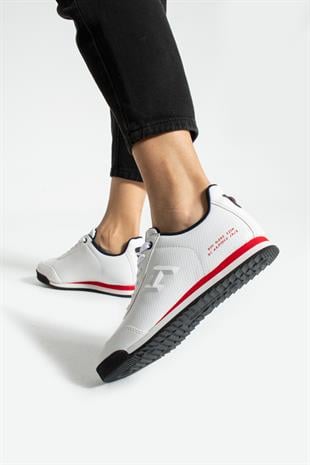 Hammer Jack Pico Beyaz-Kırmızı Kadın Spor Ayakkabı