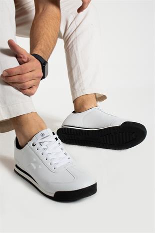 Hammer Jack Pico Beyaz-Siyah Erkek Spor Ayakkabı 