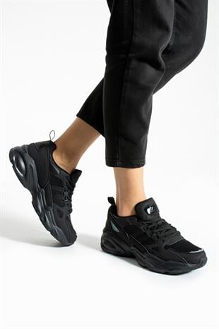 Hammer Jack Rio Siyah Kadın Spor Ayakkabı 