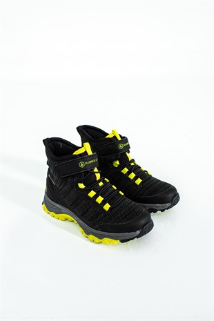 Hammer Jack Tega Su Geçirmez Siyah Sarı Outdoor Erkek Çocuk Bot 
