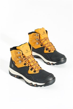 Hammer Jack Vader Su Geçirmez Siyah Sarı Outdoor Erkek Bot 