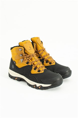Hammer Jack Vader Su Geçirmez Siyah Sarı Outdoor Erkek Bot 