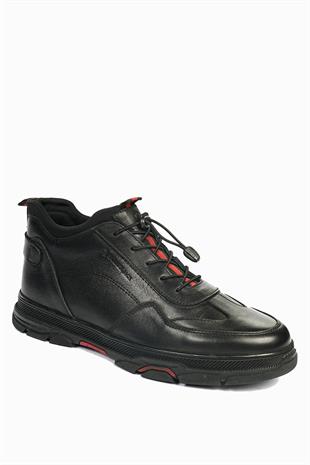 Hammer Jack Beckham Hakiki Deri Siyah Erkek Bot