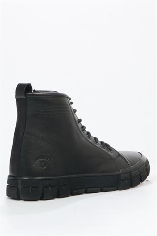 Hammer Jack Sanoro Hakiki Deri Siyah Outdoor Erkek Bot