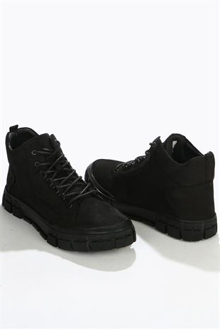 Hammer Jack Santana Hakiki Deri Siyah Outdoor Erkek Bot 
