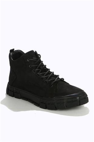 Hammer Jack Santana Hakiki Deri Siyah Outdoor Erkek Bot 