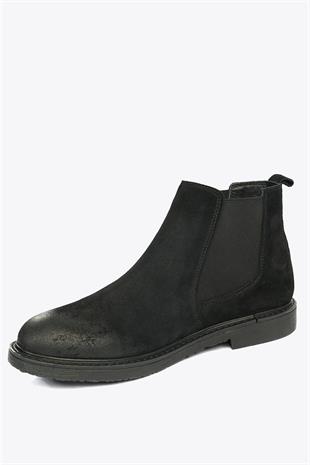 Hammer Jack Smarte Siyah Süet Outdoor Erkek Bot