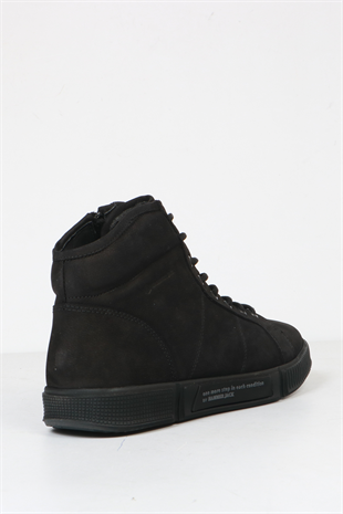 Hammer Jack Erbos Hakiki Deri Siyah Outdoor Erkek Bot 