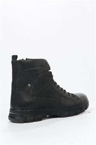 Hammer Jack Mortal Hakiki Deri Siyah Outdoor Erkek Bot 