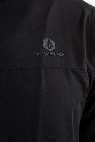 Hammer Jack Aleron Siyah Erkek Fermuarlı Eşofman Üst 