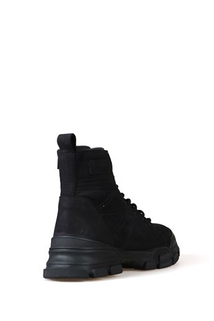 Hammer Jack Bonn Hakiki Deri Siyah Outdoor Kadın Bot 