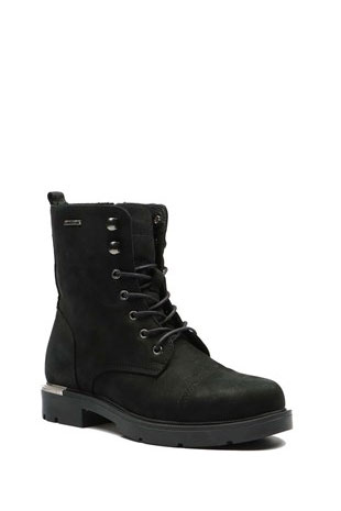 Hammer Jack Hakiki Deri  Siyah Torje Outdoor Kadın Bot