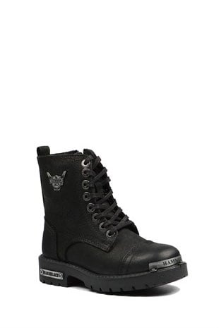 Hammer Jack Siyah Yıkama Nubuk Çocuk Bot 