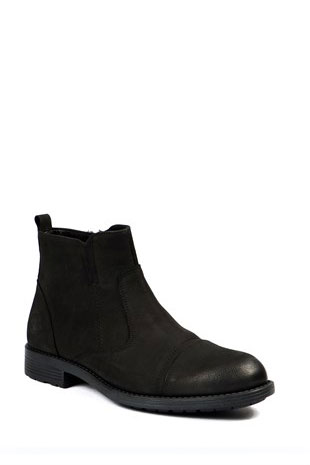 Hammer Jack Hakiki Deri Siyah Yıkama Nubuk Outdoor Erkek Bot 