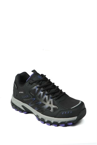 Hammer Jack Oro Su Geçirmez Siyah-Mor Outdoor Kadın Ayakkabı 