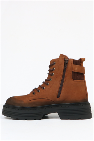 Hammer Jack Carmen Hakiki Deri Taba Outdoor Kadın Bot